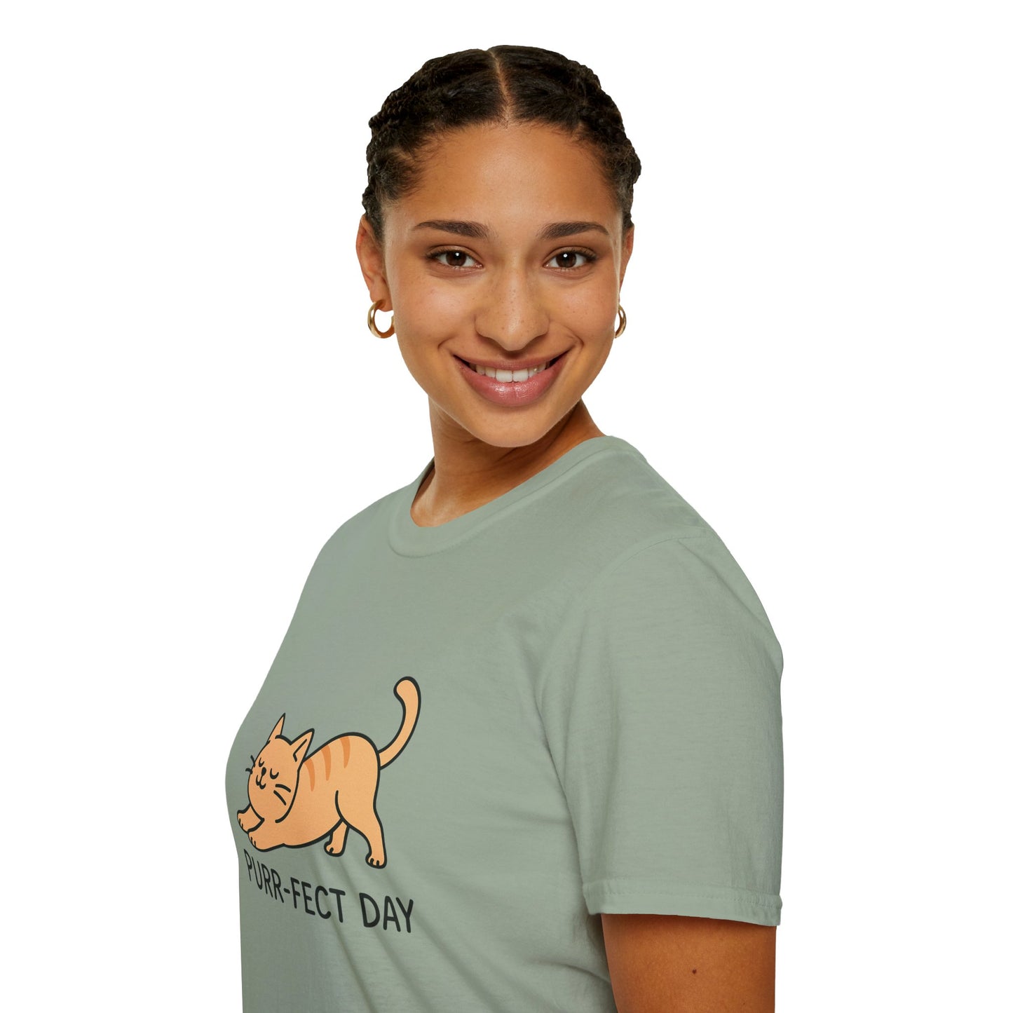 Purr-fect Day Cat T-Shirt, Funny Cat Tee, Unisex Animal Lover Shirt, Gift for Cat Owners, Cute Pet Tee