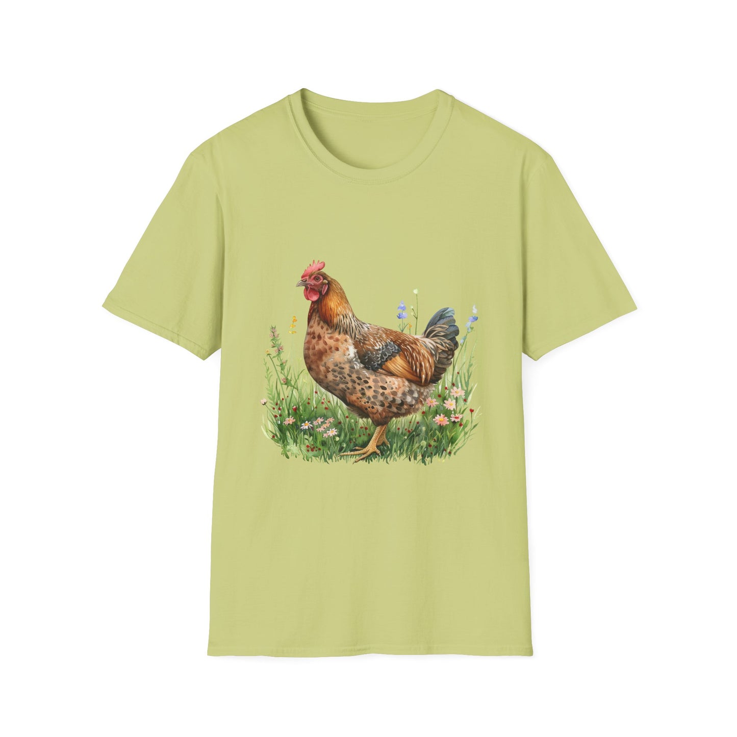 Charming Chicken T-Shirt, Farm Animal Tee, Unisex Graphic Shirt, Nature Lovers Gift, Country Style Casual Wear