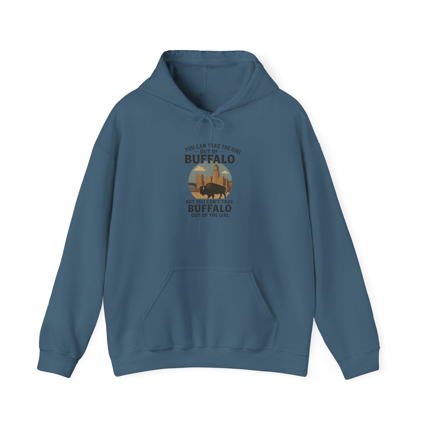 Buffalo Vibes Hooded Sweatshirt - Cozy Unisex Hoodie, Perfect Gift for Nature Lovers, Outdoor Adventures, Casual Wear