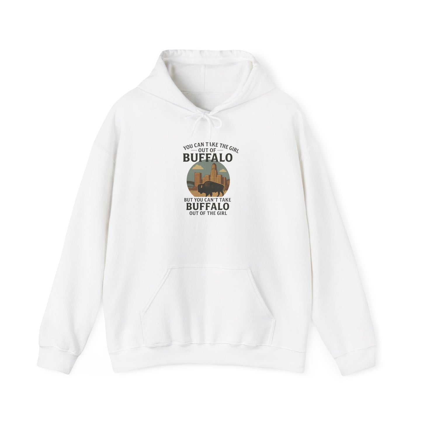 Buffalo Vibes Hooded Sweatshirt - Cozy Unisex Hoodie, Perfect Gift for Nature Lovers, Outdoor Adventures, Casual Wear