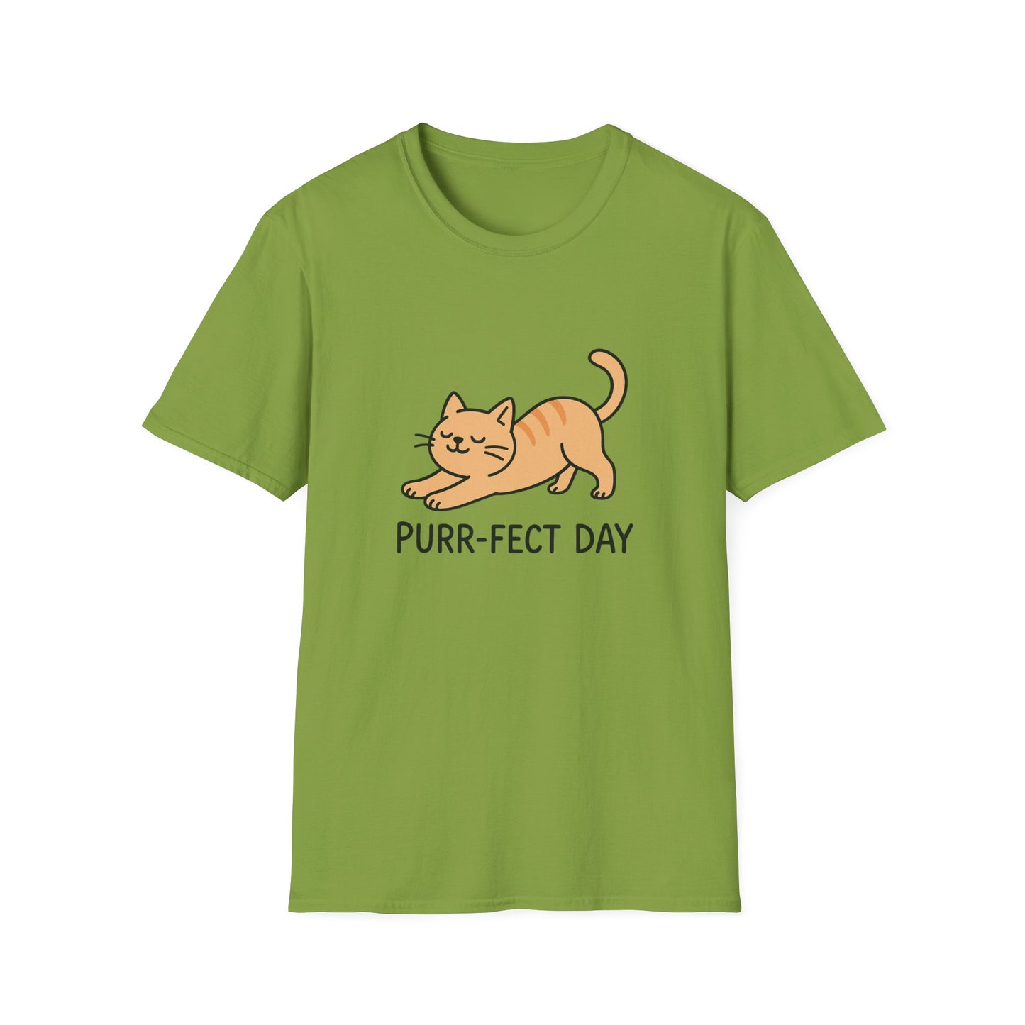 Purr-fect Day Cat T-Shirt, Funny Cat Tee, Unisex Animal Lover Shirt, Gift for Cat Owners, Cute Pet Tee