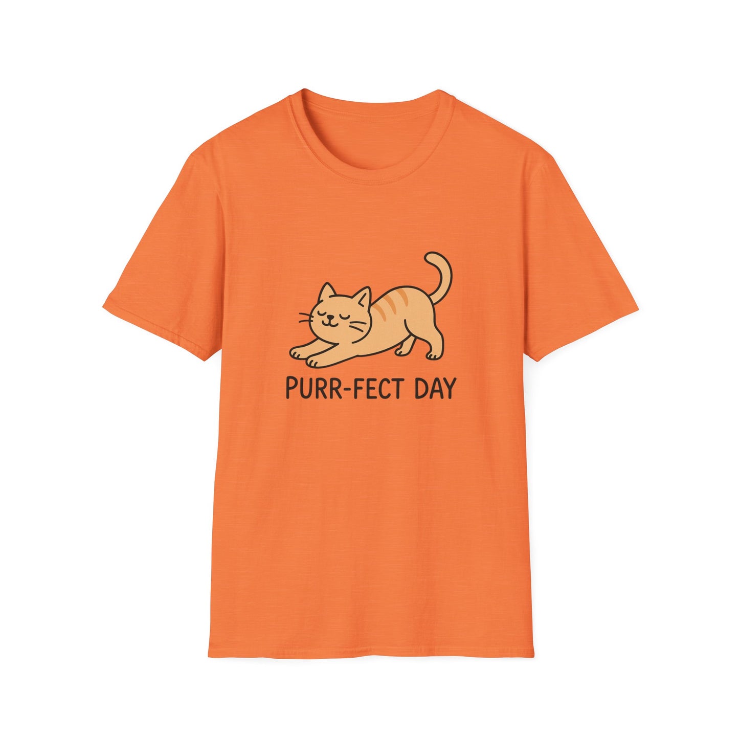 Purr-fect Day Cat T-Shirt, Funny Cat Tee, Unisex Animal Lover Shirt, Gift for Cat Owners, Cute Pet Tee