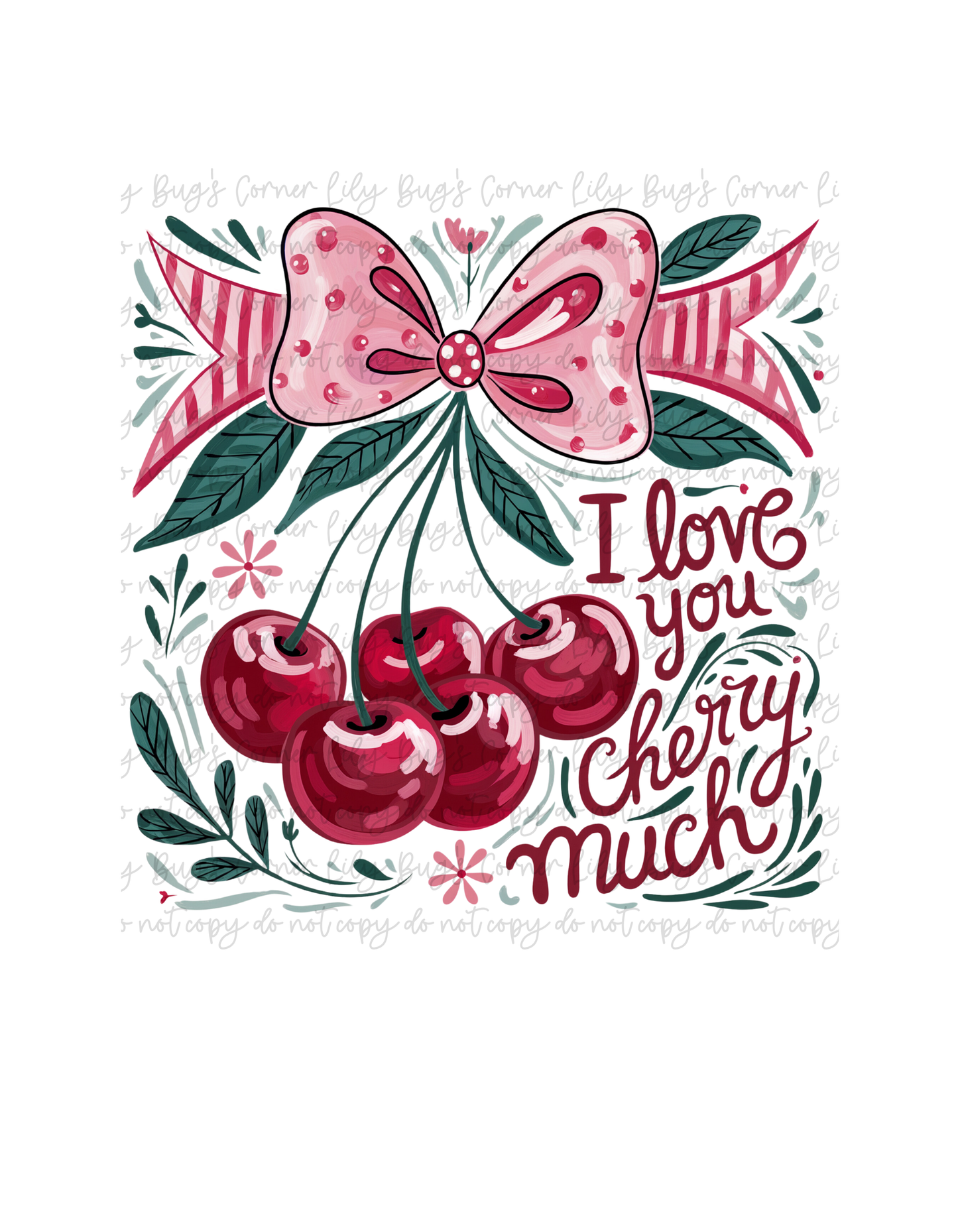 I Love You Cherry Much Shirt | Cute Valentine Cherry Shirt | Retro Valentine Graphic Tee