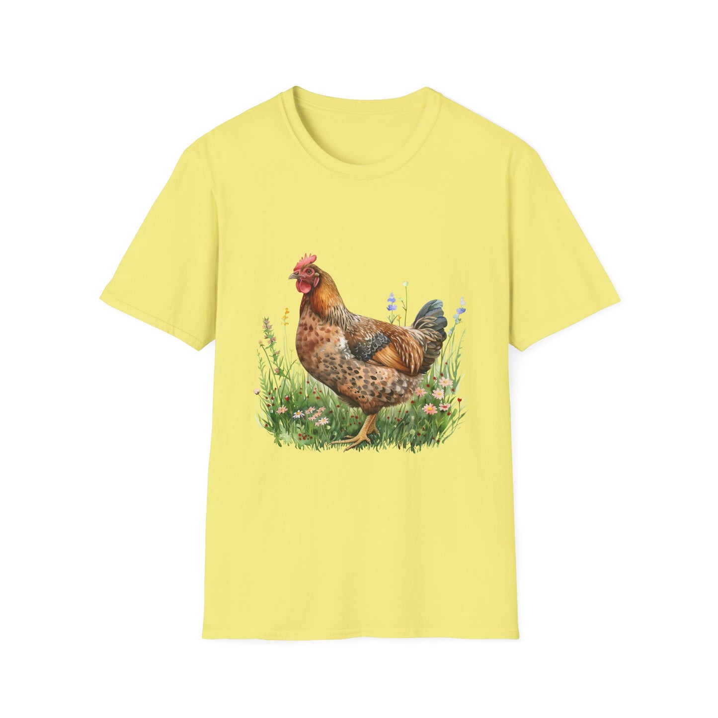 Charming Chicken T-Shirt, Farm Animal Tee, Unisex Graphic Shirt, Nature Lovers Gift, Country Style Casual Wear