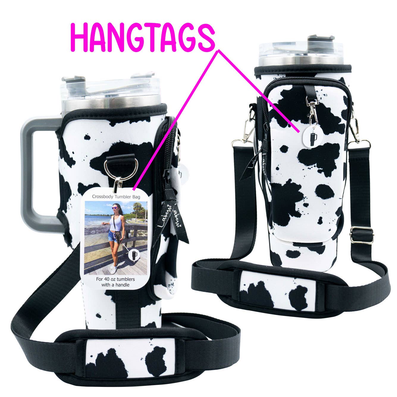 40 oz Tumbler "Handle" Bag - Cream