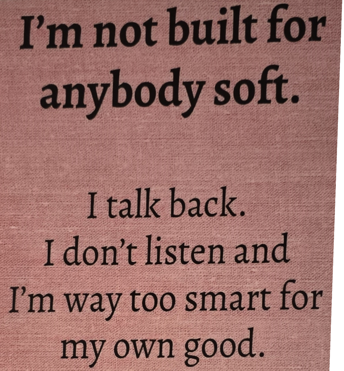 Not Made for Anybody Soft Tee