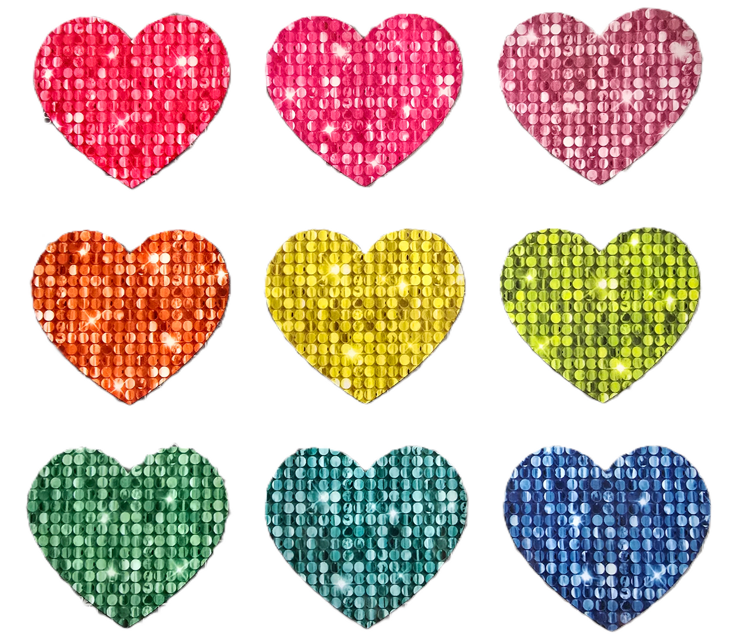 Colorful Hearts Tee