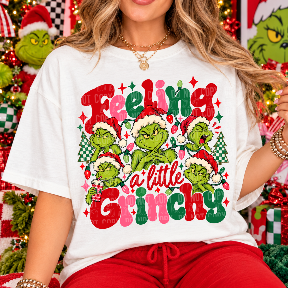 Feeling a Little Green Guy Christmas – Tee, Sweatshirt & Hoodie