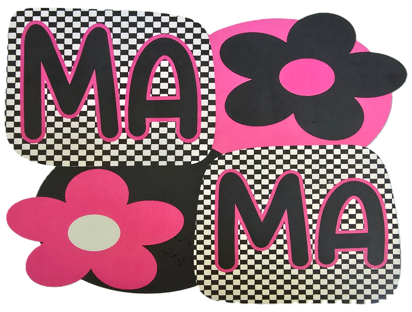 MaMa in Black and Pink Tshirt