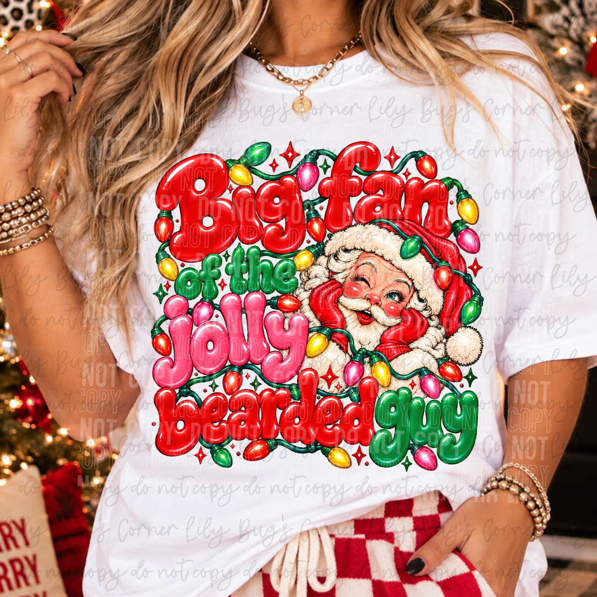 Big Fan of the Jolly Bearded Guy – Tee, Sweatshirt & Hoodie