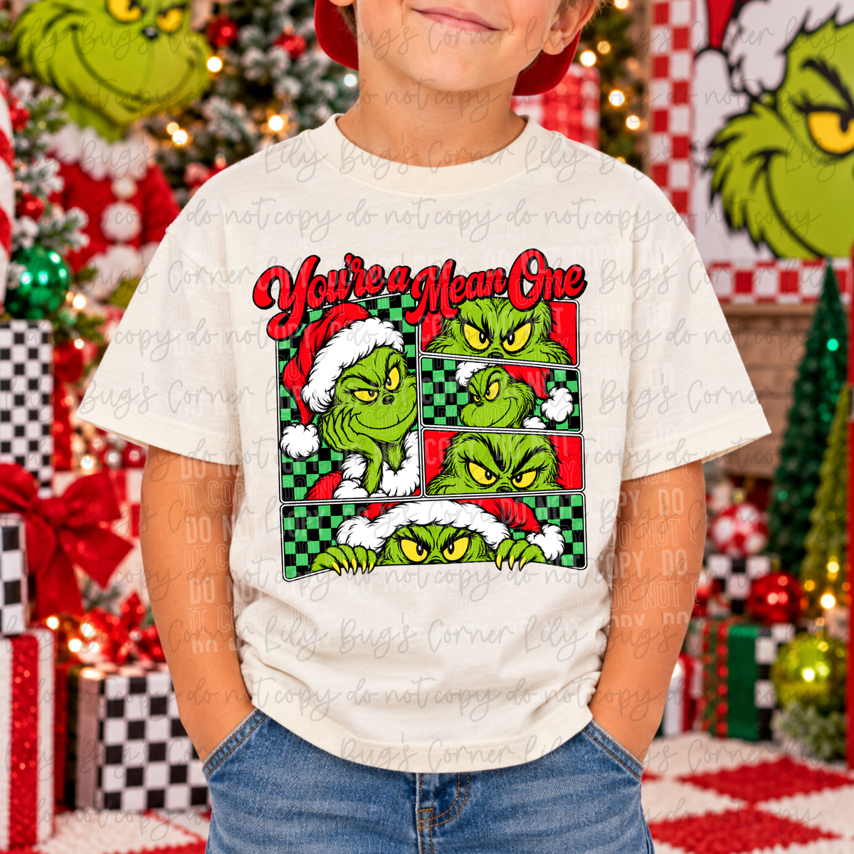 You’re a Mean One Green Guy Panels – Adult and Kids