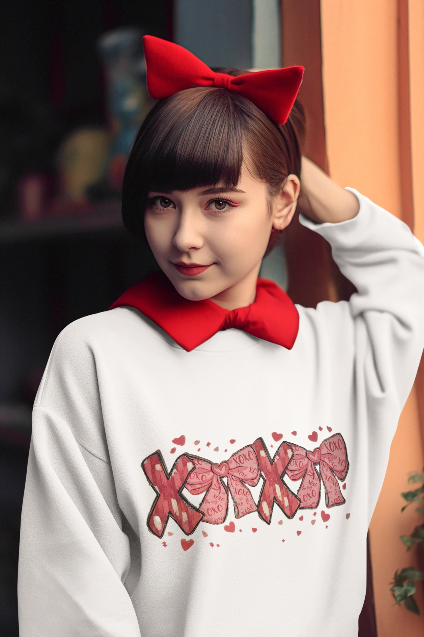 XoXo Bow Sweatshirt