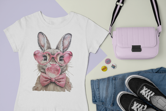Bubble Blowing Bunny Tee