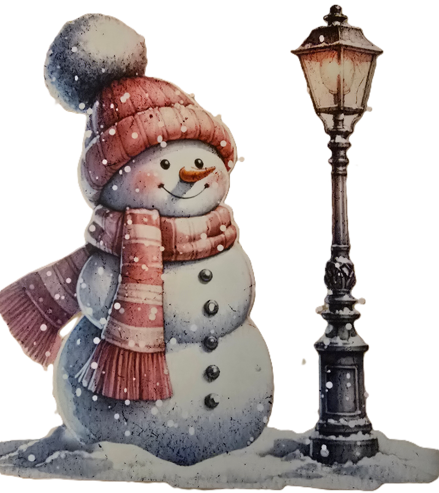 Pink Snowman Sweatshirt