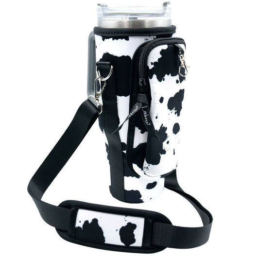 40 oz Tumbler "Handle" Bag - Cow
