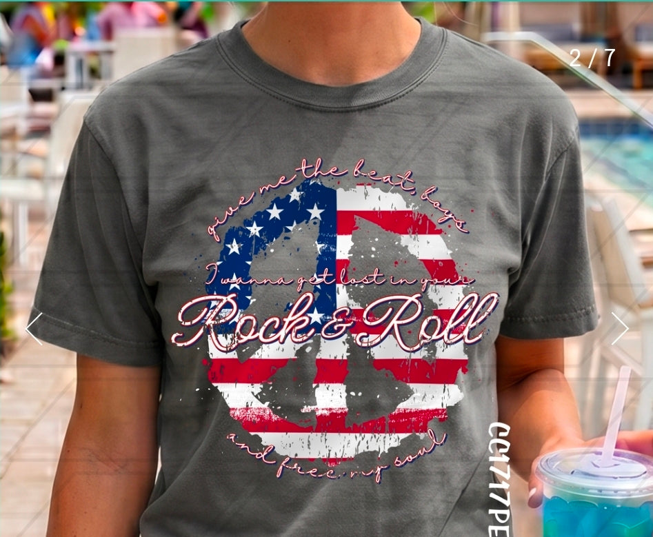 Patriotic Rock & Roll Shirt