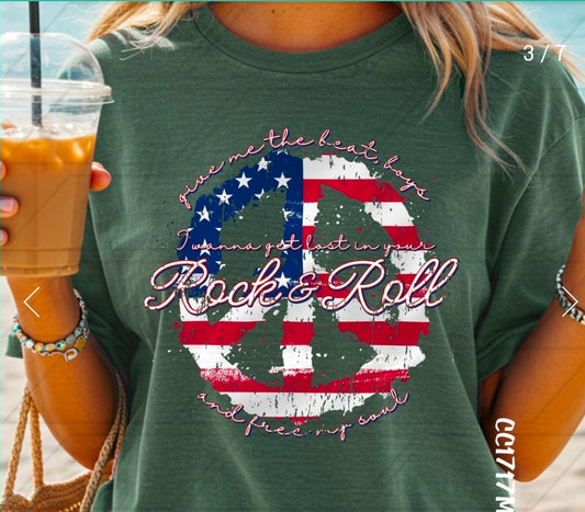 Patriotic Rock & Roll Shirt