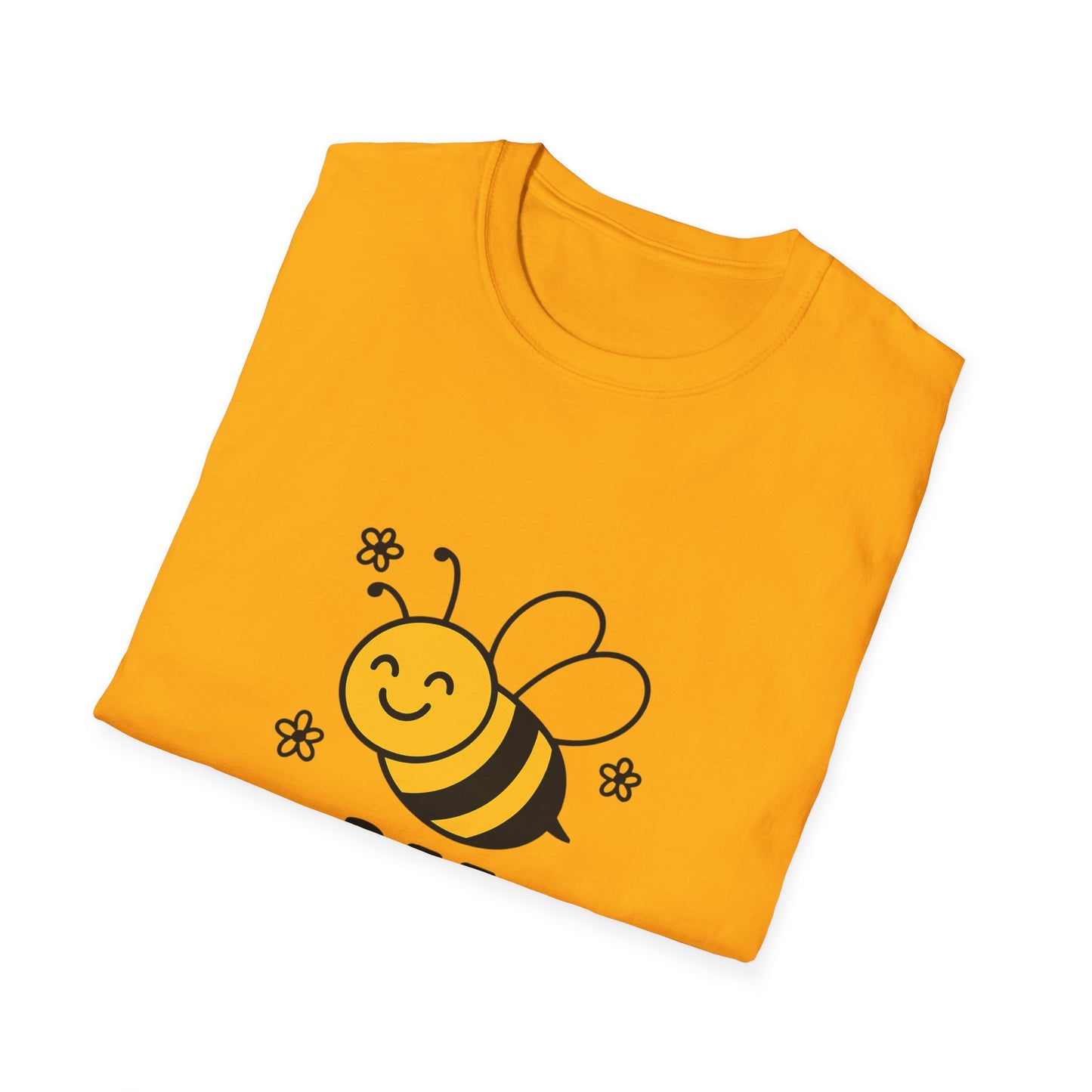 Bee Happy Unisex Softstyle T-Shirt | Cute Bee Graphic Tee, Fun Gift for Kids and Adults, Summer Vibe Shirt, Bee-themed Apparel, Nature [...]