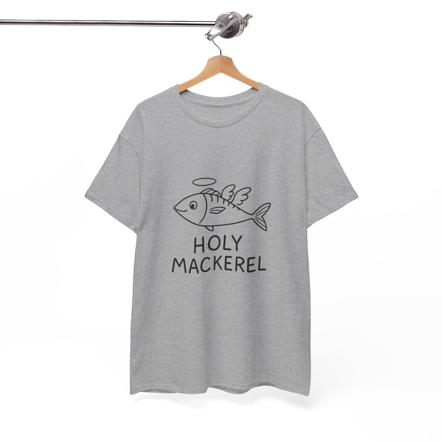 Holy Mackerel Unisex Tee - Fun Graphic Shirt for Seafood Lovers, Casual Wear, Quirky Gift, Summer Vibes, Fish Enthusiast