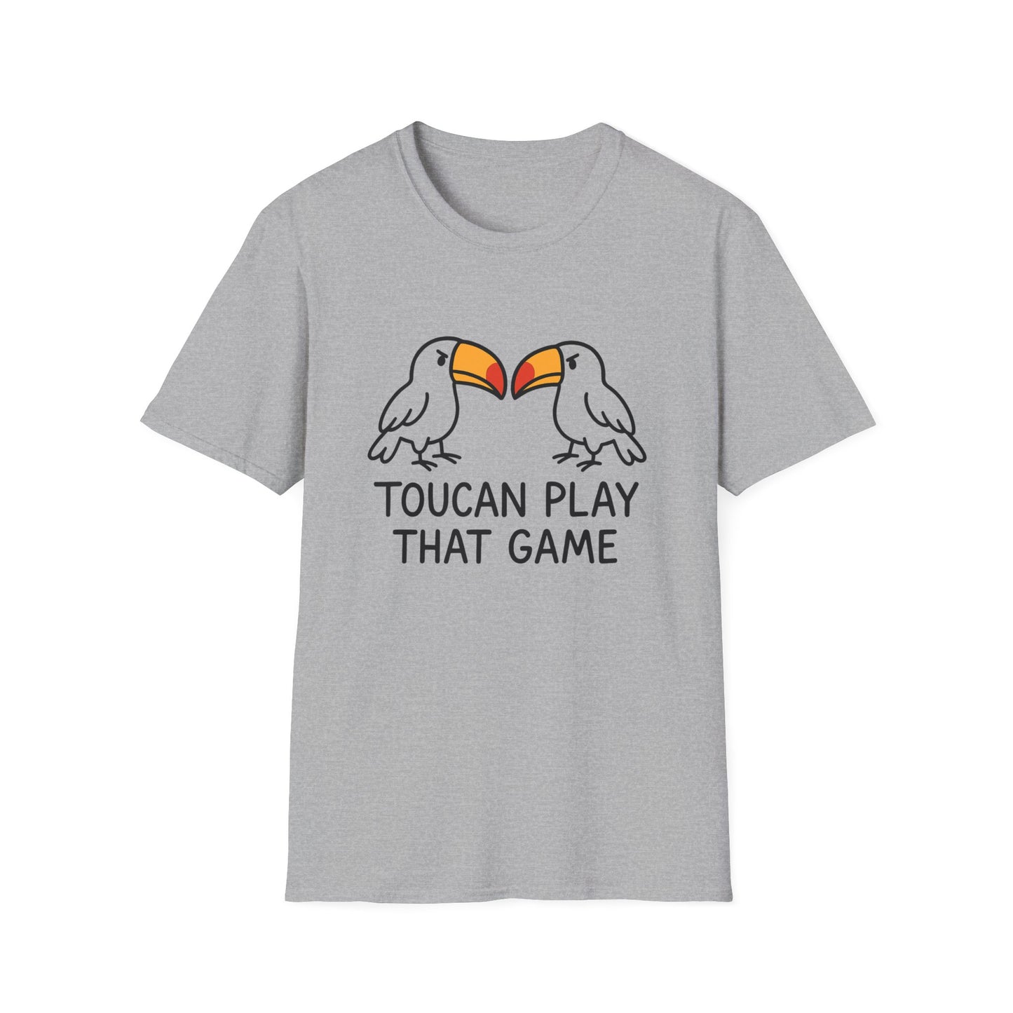 Fun Tropical Toucan T-Shirt, Gift for Bird Lovers, Casual Wear, Summer Top, Cute Animal Tee