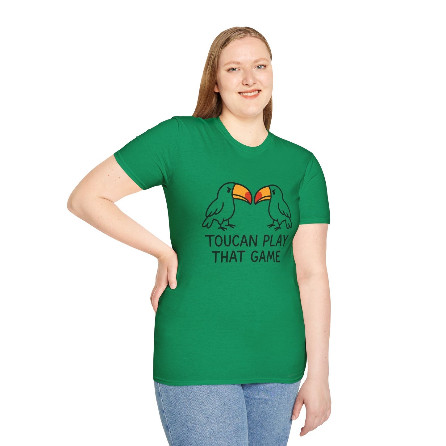 Fun Tropical Toucan T-Shirt, Gift for Bird Lovers, Casual Wear, Summer Top, Cute Animal Tee