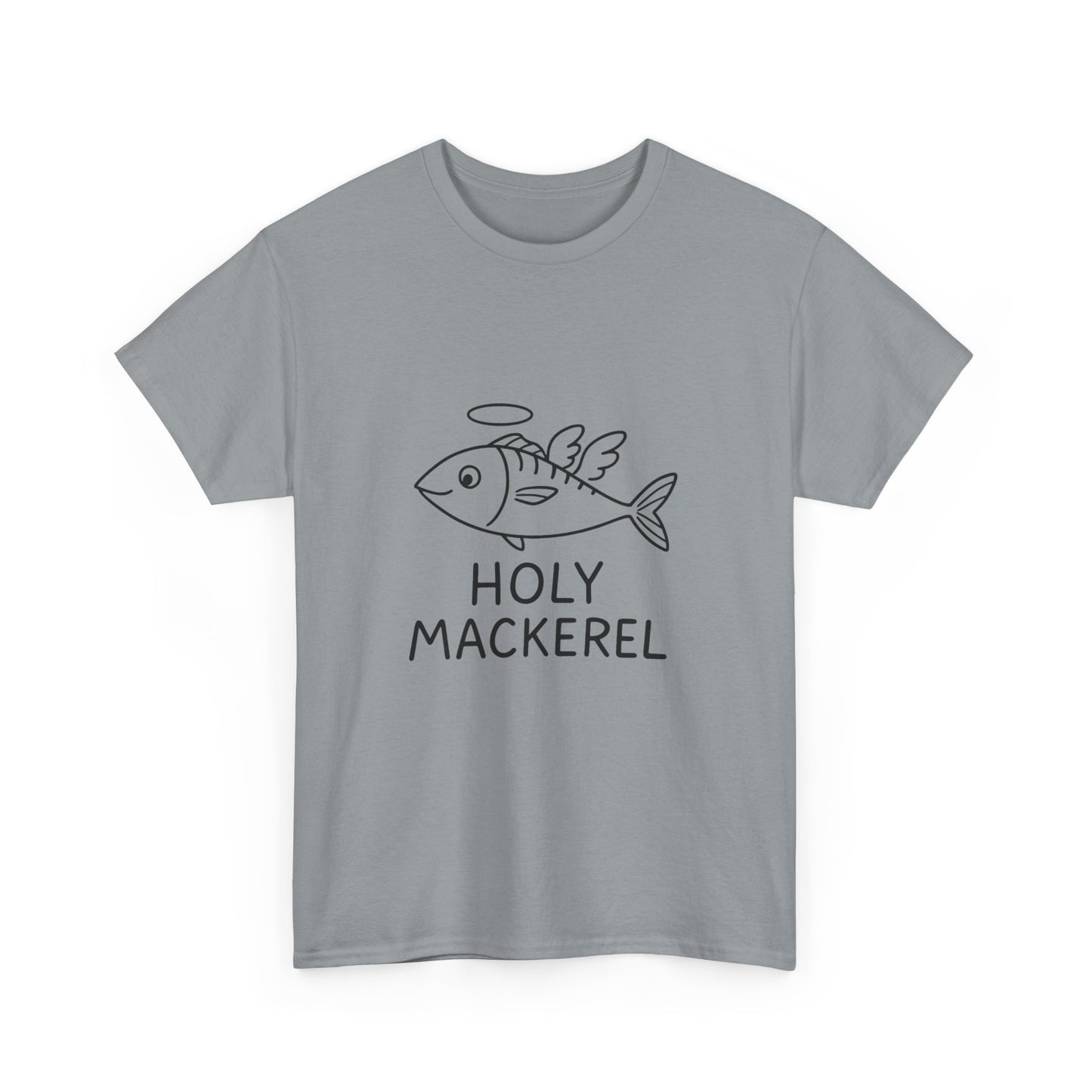 Holy Mackerel Unisex Tee - Fun Graphic Shirt for Seafood Lovers, Casual Wear, Quirky Gift, Summer Vibes, Fish Enthusiast