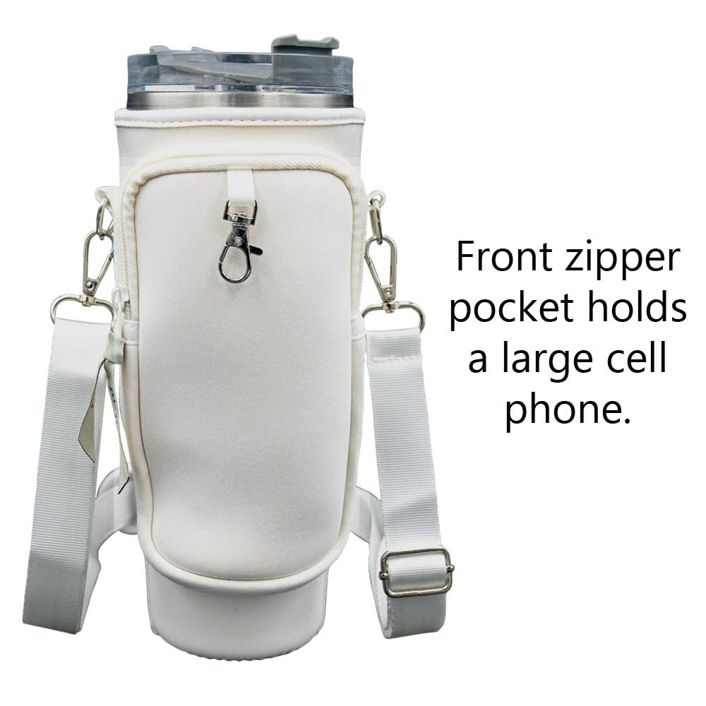 40 oz Tumbler "Handle" Bag - Cream