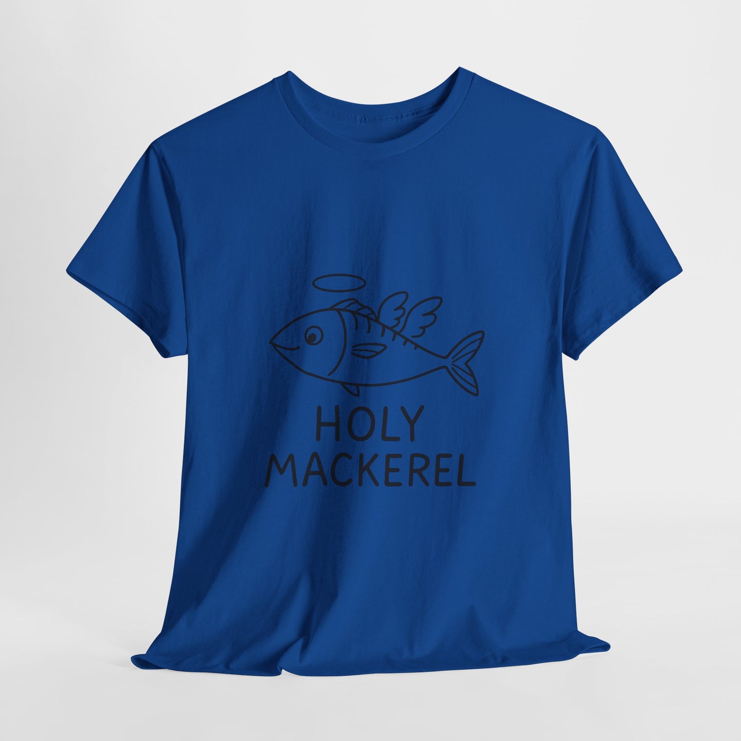 Holy Mackerel Unisex Tee - Fun Graphic Shirt for Seafood Lovers, Casual Wear, Quirky Gift, Summer Vibes, Fish Enthusiast