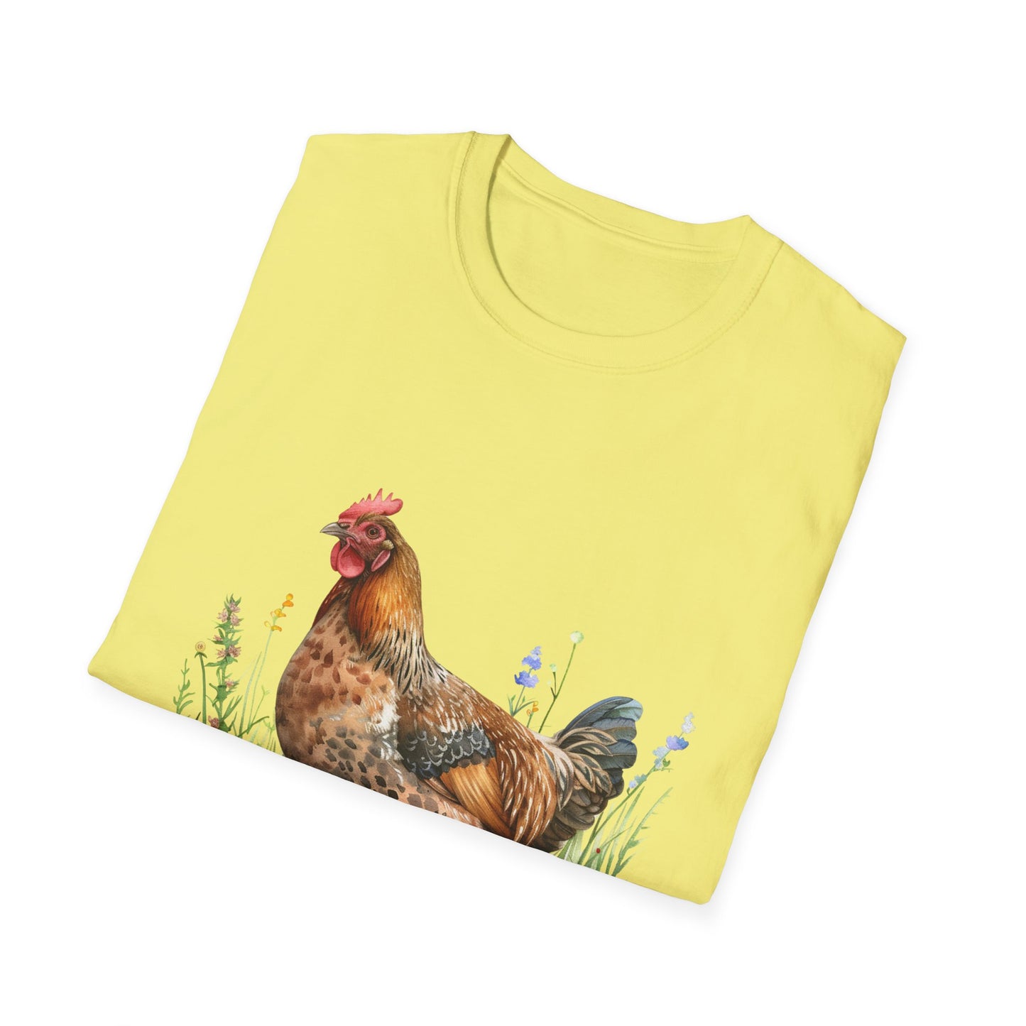 Charming Chicken T-Shirt, Farm Animal Tee, Unisex Graphic Shirt, Nature Lovers Gift, Country Style Casual Wear