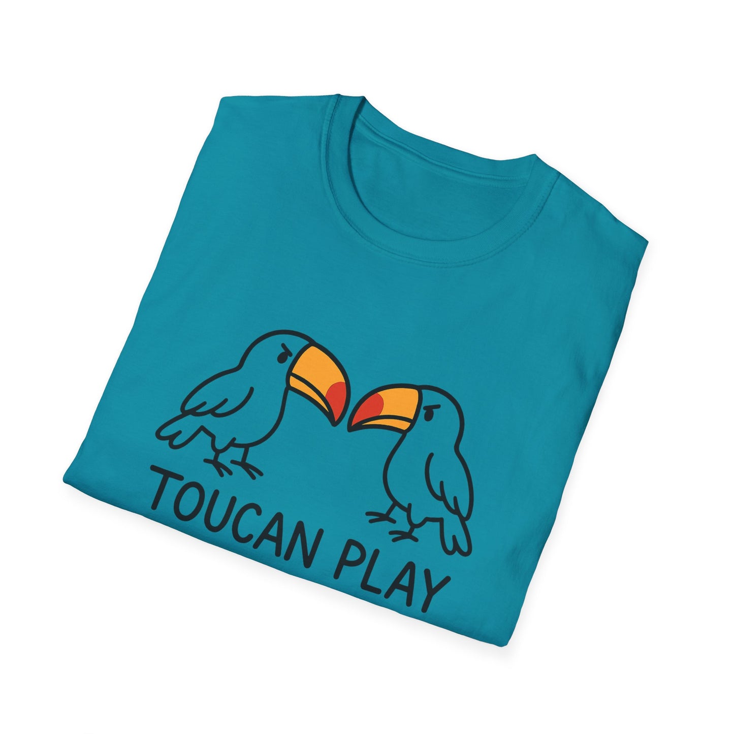 Fun Tropical Toucan T-Shirt, Gift for Bird Lovers, Casual Wear, Summer Top, Cute Animal Tee
