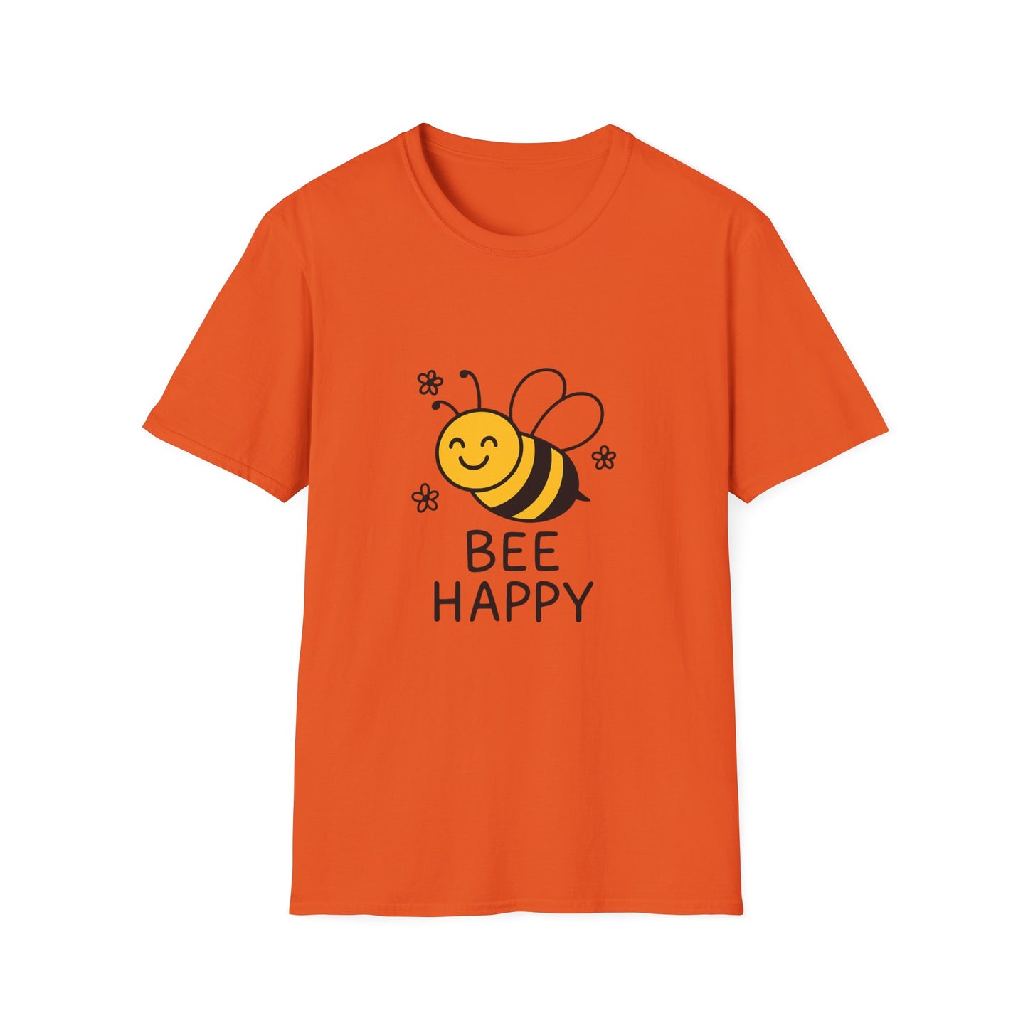 Bee Happy Unisex Softstyle T-Shirt | Cute Bee Graphic Tee, Fun Gift for Kids and Adults, Summer Vibe Shirt, Bee-themed Apparel, Nature [...]
