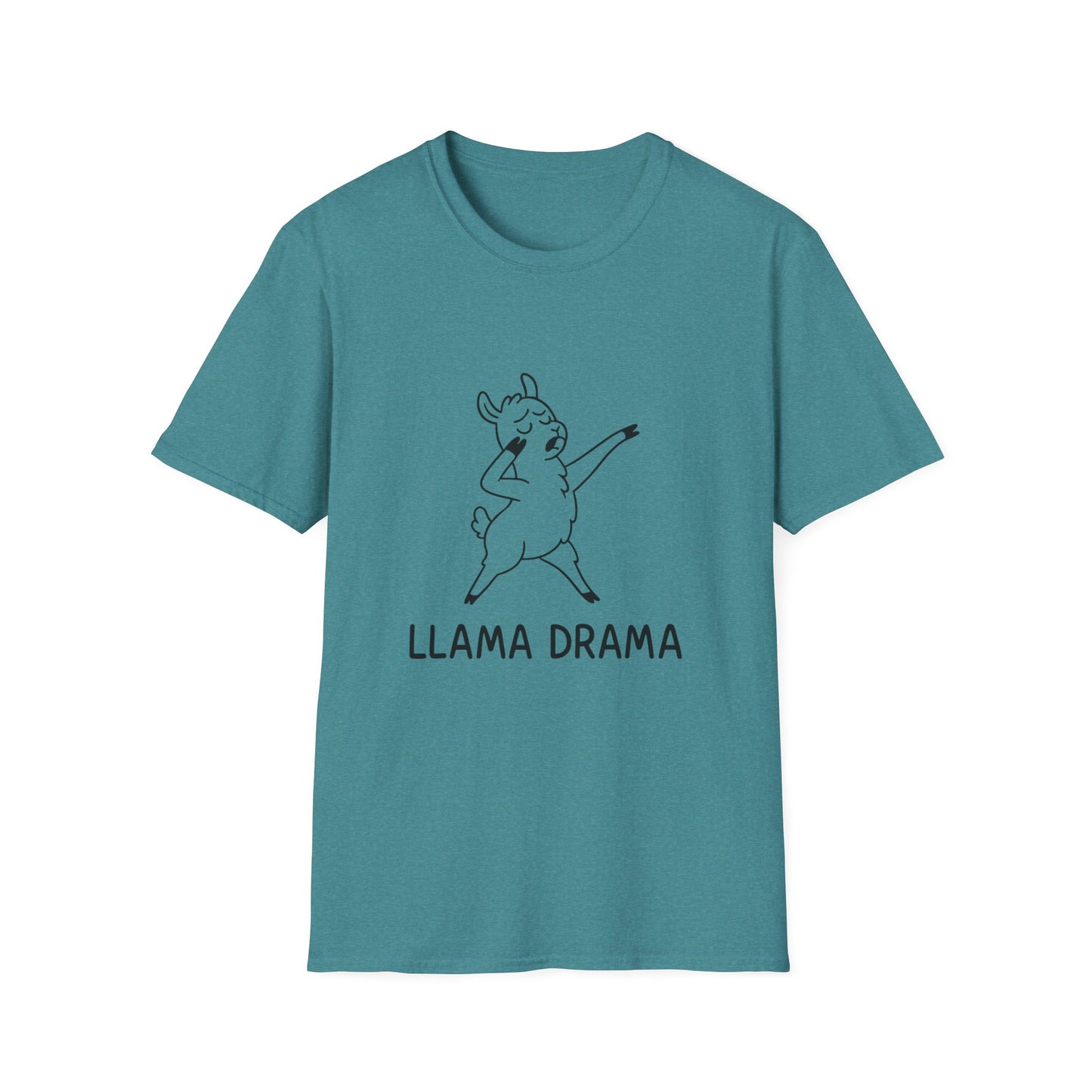 Llama Drama Unisex T-Shirt | Funny Graphic Tee, Gift for Animal Lovers, Cute Apparel, Casual Wear