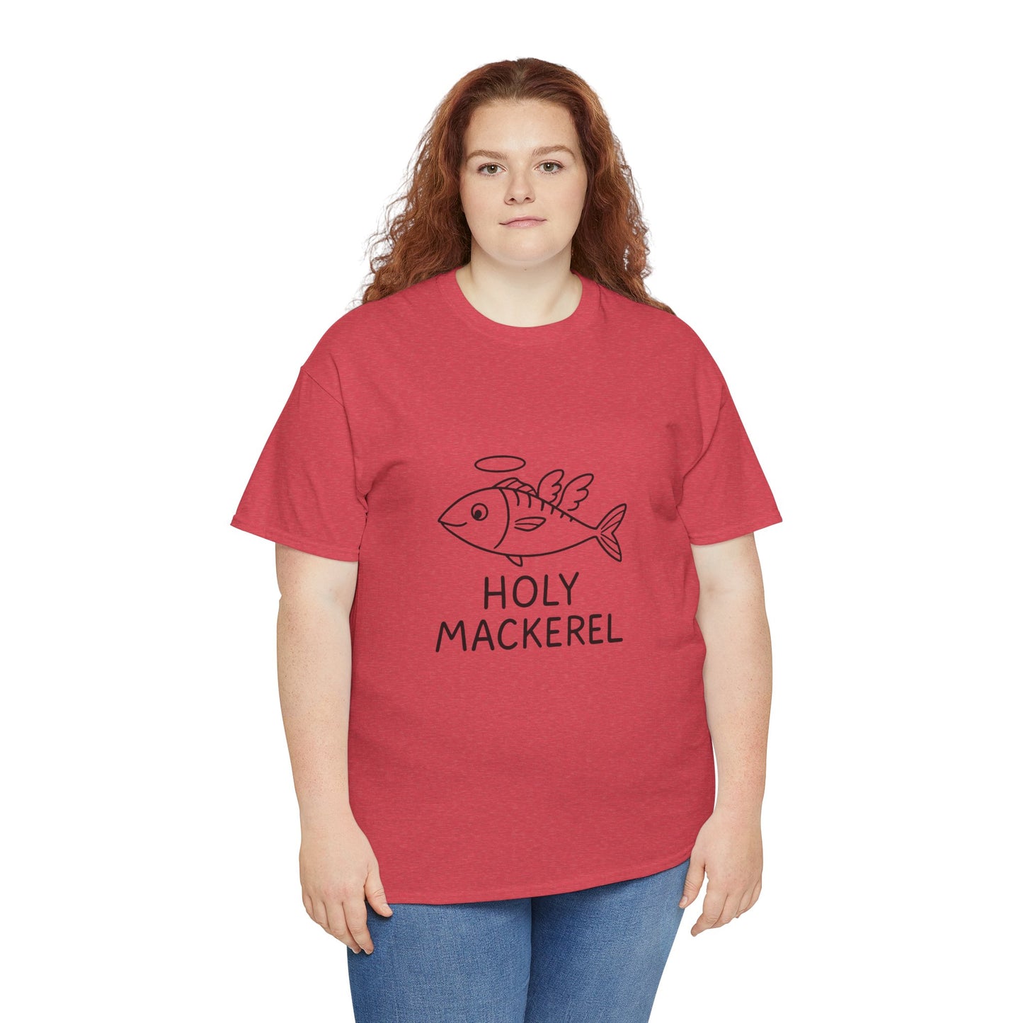 Holy Mackerel Unisex Tee - Fun Graphic Shirt for Seafood Lovers, Casual Wear, Quirky Gift, Summer Vibes, Fish Enthusiast