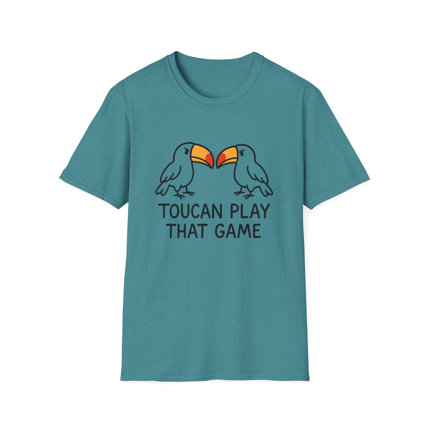 Fun Tropical Toucan T-Shirt, Gift for Bird Lovers, Casual Wear, Summer Top, Cute Animal Tee