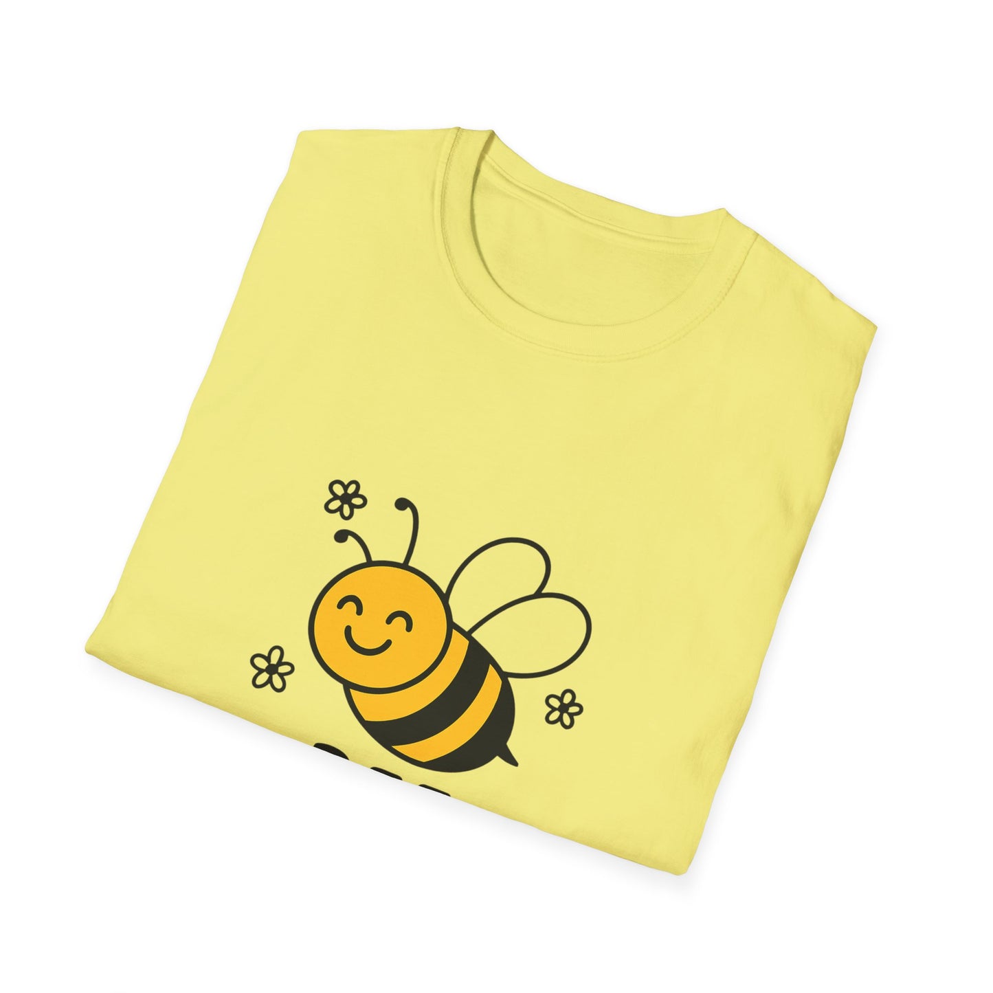 Bee Happy Unisex Softstyle T-Shirt | Cute Bee Graphic Tee, Fun Gift for Kids and Adults, Summer Vibe Shirt, Bee-themed Apparel, Nature [...]