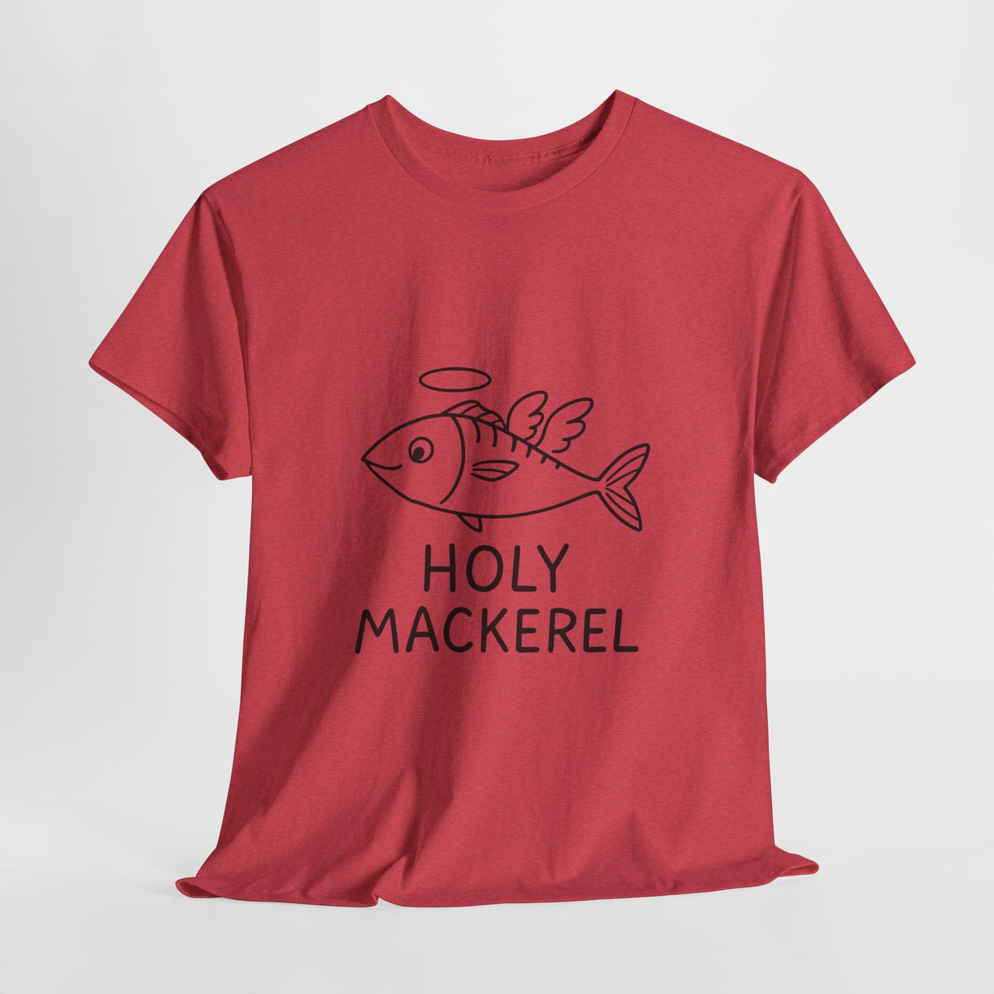 Holy Mackerel Unisex Tee - Fun Graphic Shirt for Seafood Lovers, Casual Wear, Quirky Gift, Summer Vibes, Fish Enthusiast