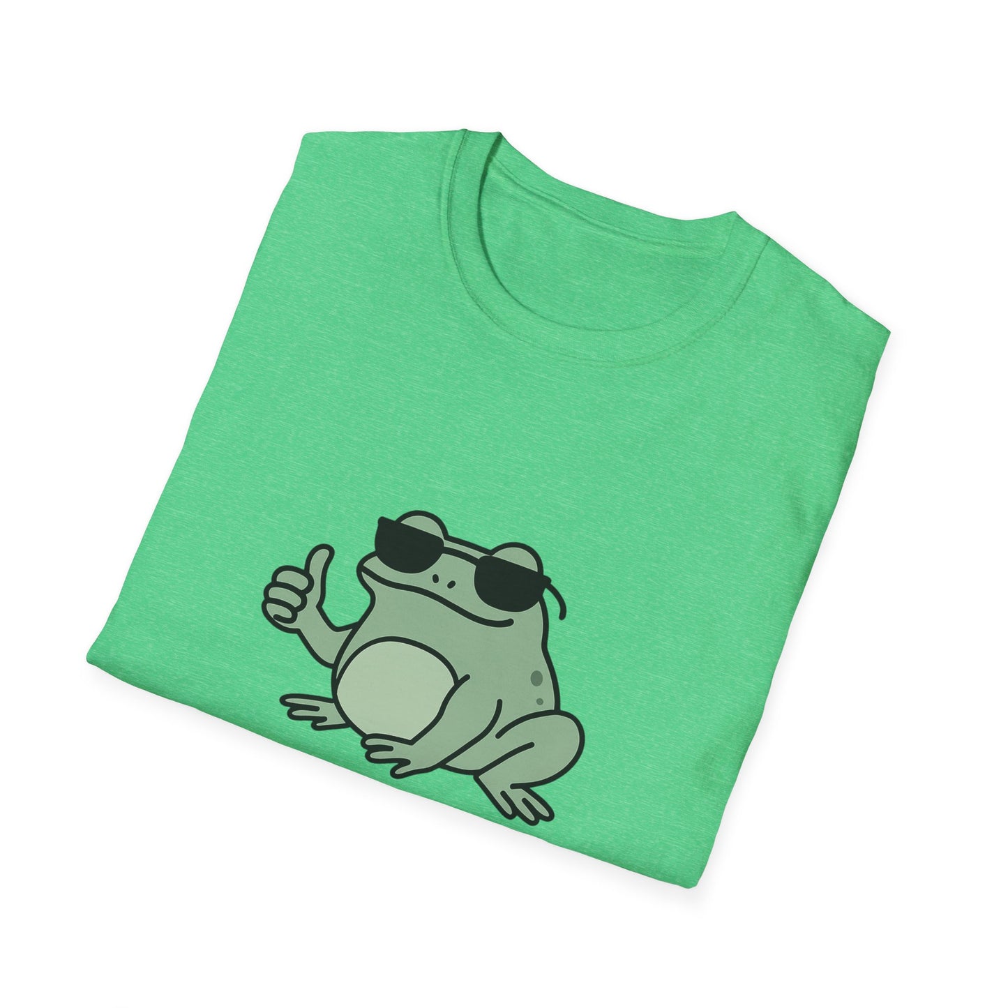 Toad-ally Awesome Unisex Softstyle T-Shirt, Funny Frog Tee, Gift for Animal Lovers, Casual Wear, Birthday Present, Green Humor Shirt