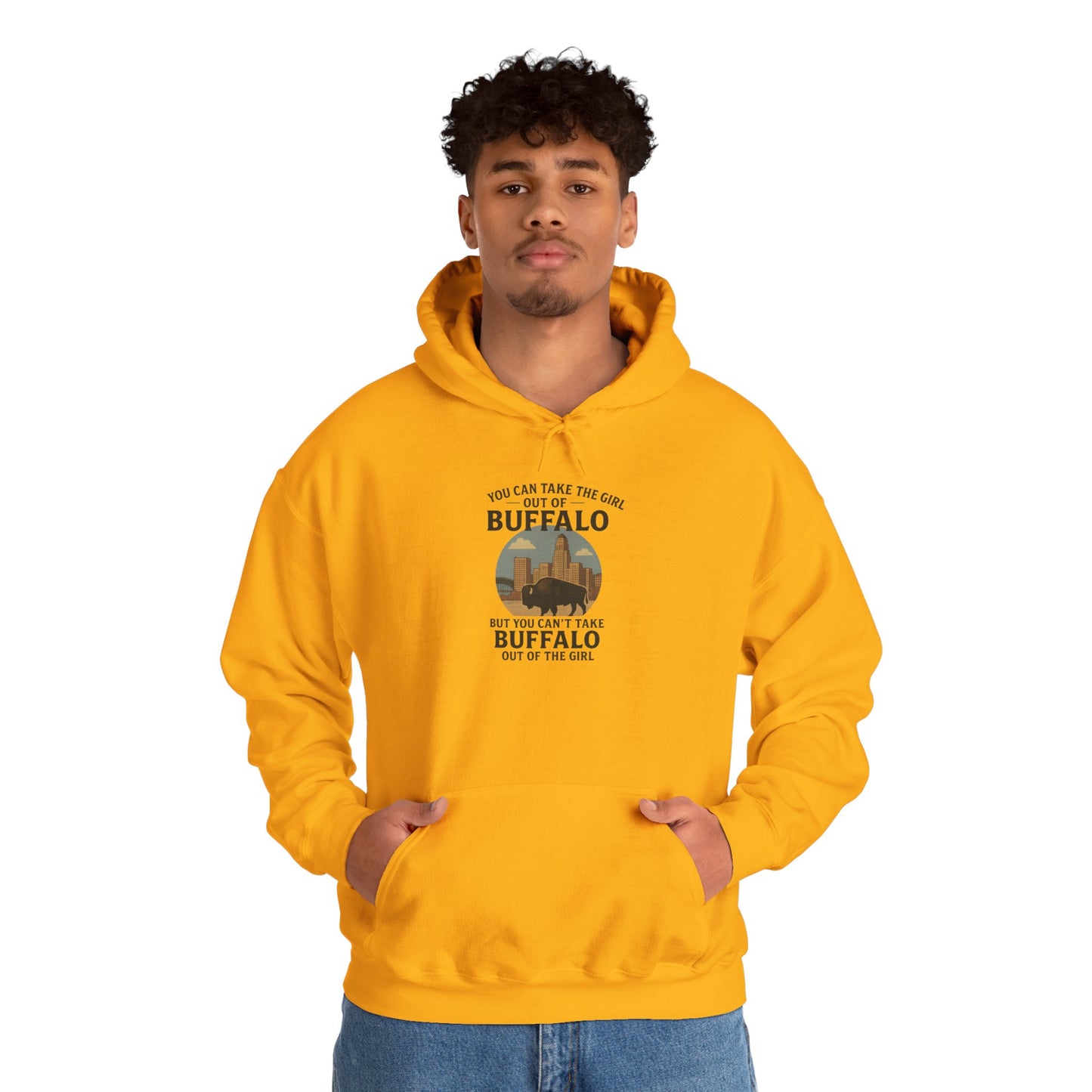 Buffalo Vibes Hooded Sweatshirt - Cozy Unisex Hoodie, Perfect Gift for Nature Lovers, Outdoor Adventures, Casual Wear