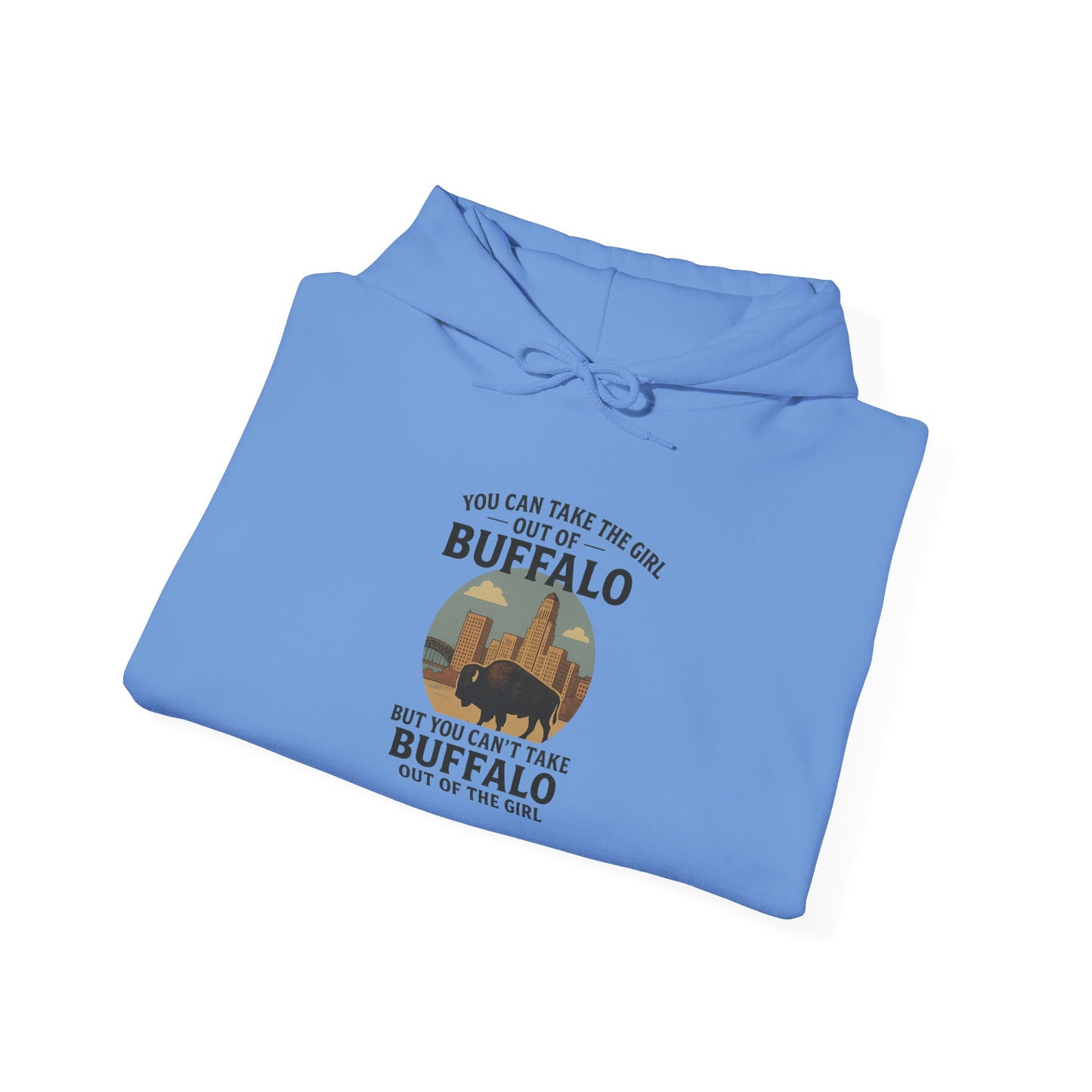 Buffalo Vibes Hooded Sweatshirt - Cozy Unisex Hoodie, Perfect Gift for Nature Lovers, Outdoor Adventures, Casual Wear