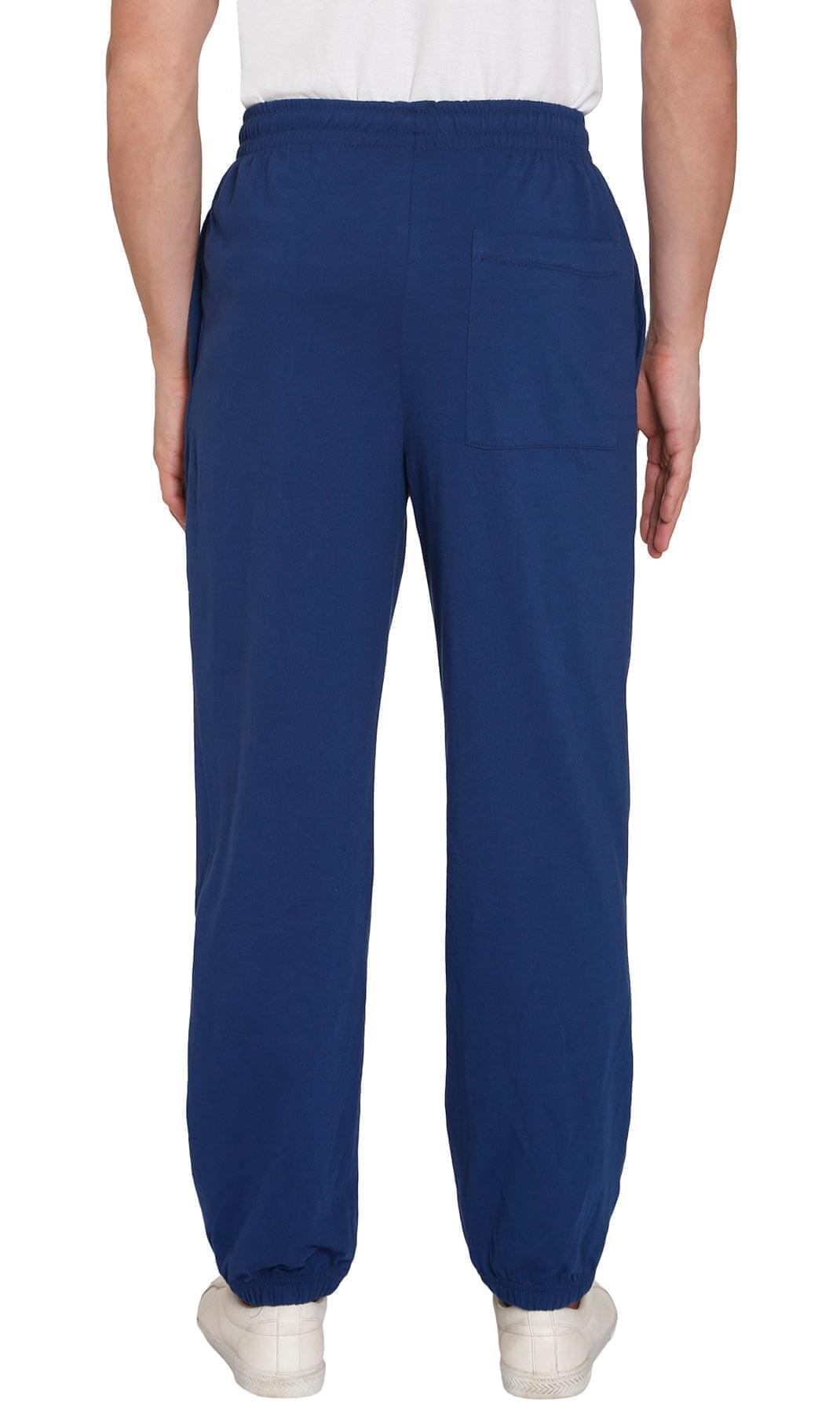 Mens Pull On Elastic Waist Knit Pants - Relaxed Dressing for Comfort