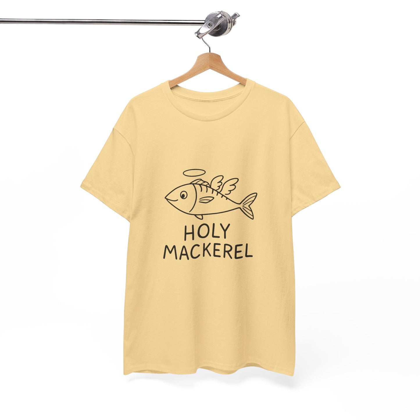 Holy Mackerel Unisex Tee - Fun Graphic Shirt for Seafood Lovers, Casual Wear, Quirky Gift, Summer Vibes, Fish Enthusiast