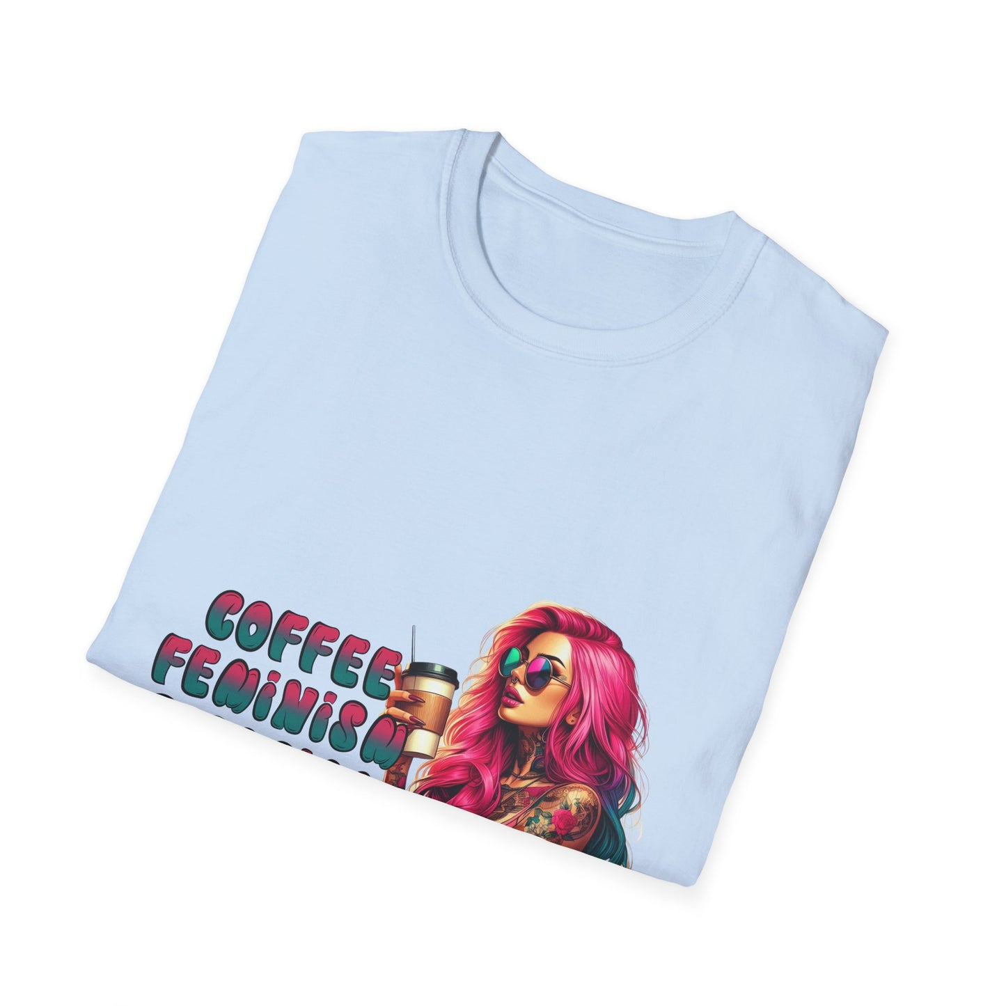 Bold Feminist Statement Tee, Empowerment Shirt, Coffee Lover Gift, Social Justice Apparel, Unisex Softstyle T-Shirt, Casual Wear, Gift [...]