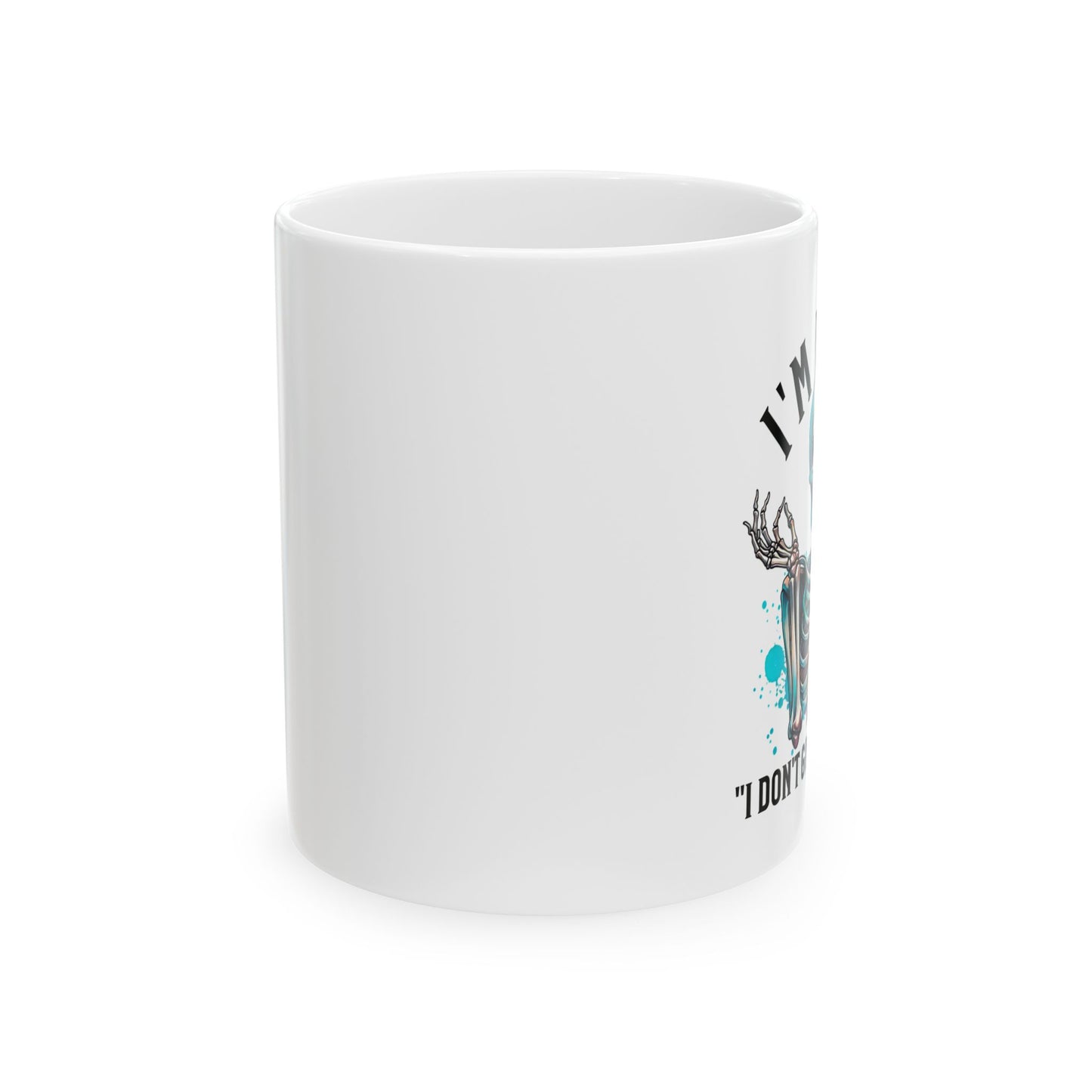 Whimsical Ceramic Mug - Perfect for Coffee Lovers, Unique Gift, Funny Quote, Home Decor, Motivational Drinkware