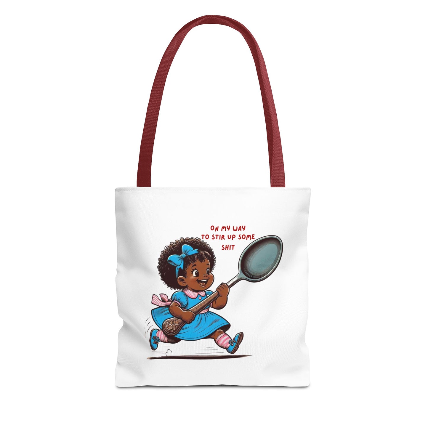 Playful Tote Bag for Creative Souls, Perfect for Shopping, Gifts, Art Lovers, Everyday Use, 'Oh My Way to Stir Up Some Shit'