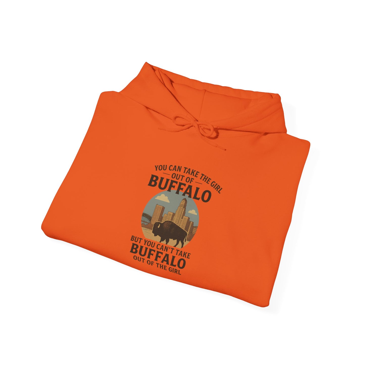 Buffalo Vibes Hooded Sweatshirt - Cozy Unisex Hoodie, Perfect Gift for Nature Lovers, Outdoor Adventures, Casual Wear