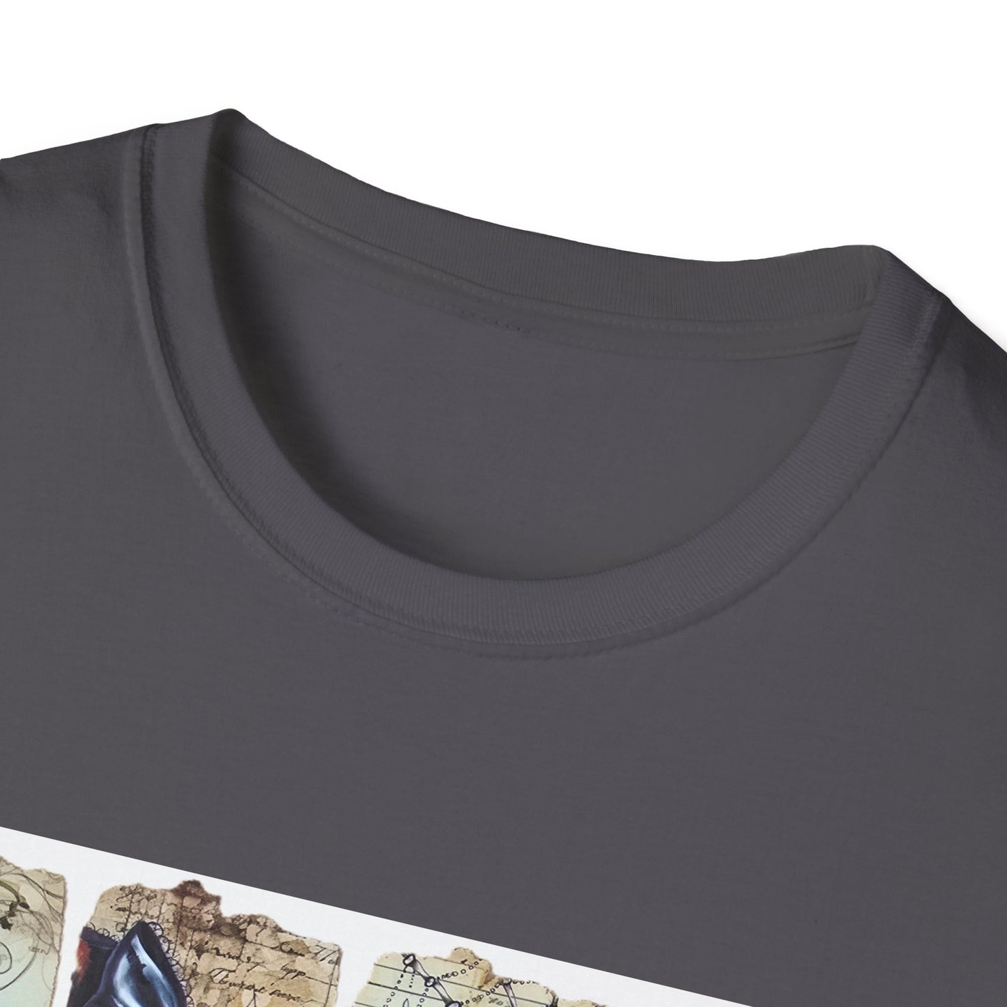 Spooky Season Cat T-Shirt, Halloween Tees, Unisex Softstyle Tee, Fall Fashion, Cute Halloween Shirt, Cat Lover Gift