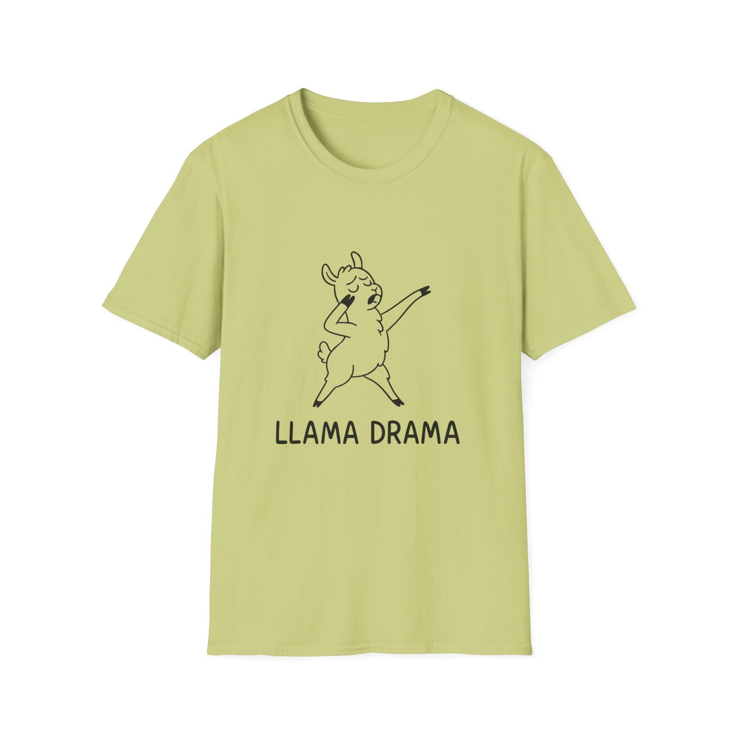 Llama Drama Unisex T-Shirt | Funny Graphic Tee, Gift for Animal Lovers, Cute Apparel, Casual Wear