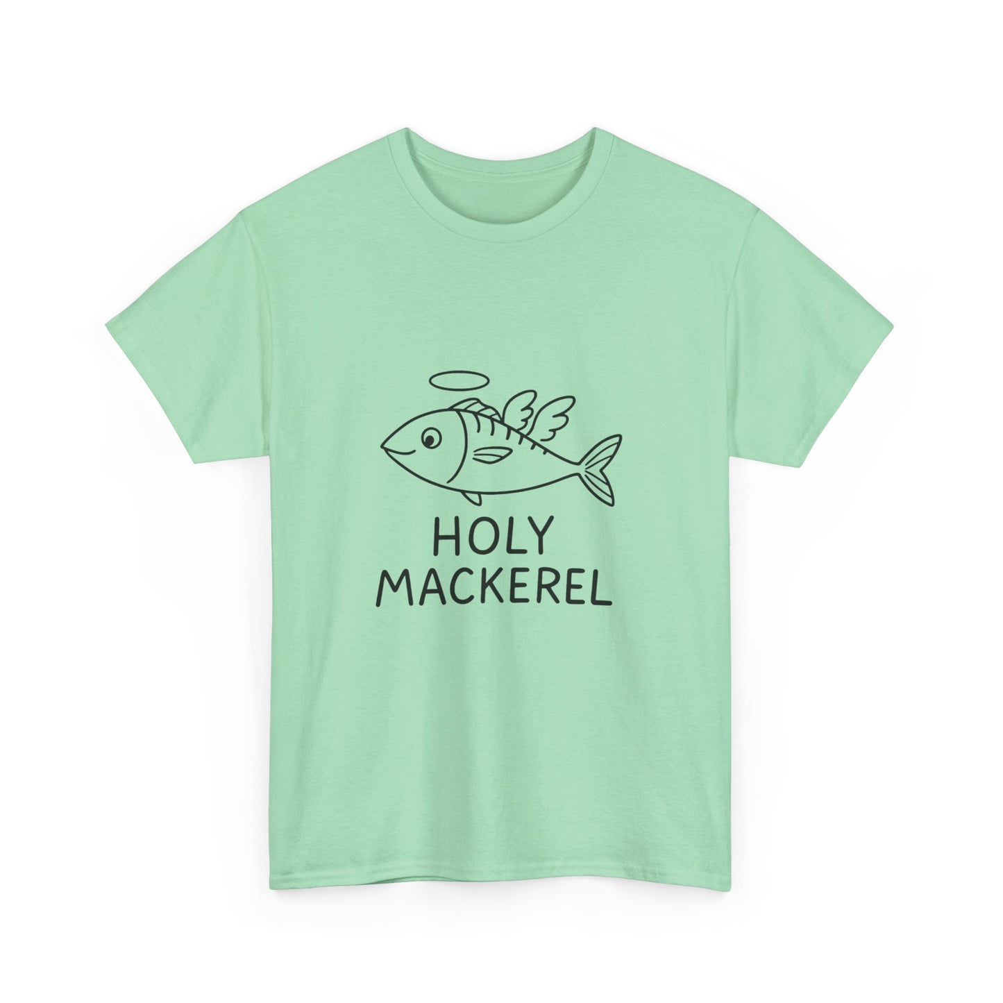 Holy Mackerel Unisex Tee - Fun Graphic Shirt for Seafood Lovers, Casual Wear, Quirky Gift, Summer Vibes, Fish Enthusiast