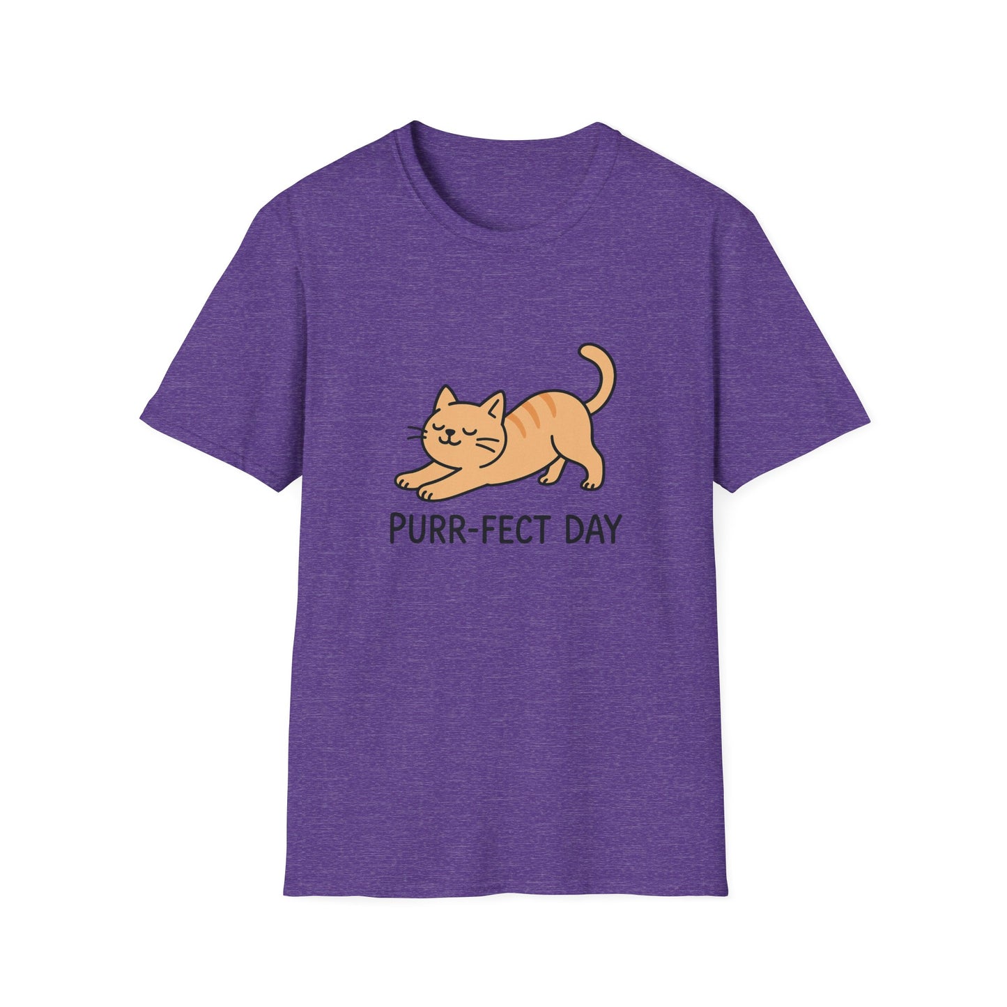 Purr-fect Day Cat T-Shirt, Funny Cat Tee, Unisex Animal Lover Shirt, Gift for Cat Owners, Cute Pet Tee