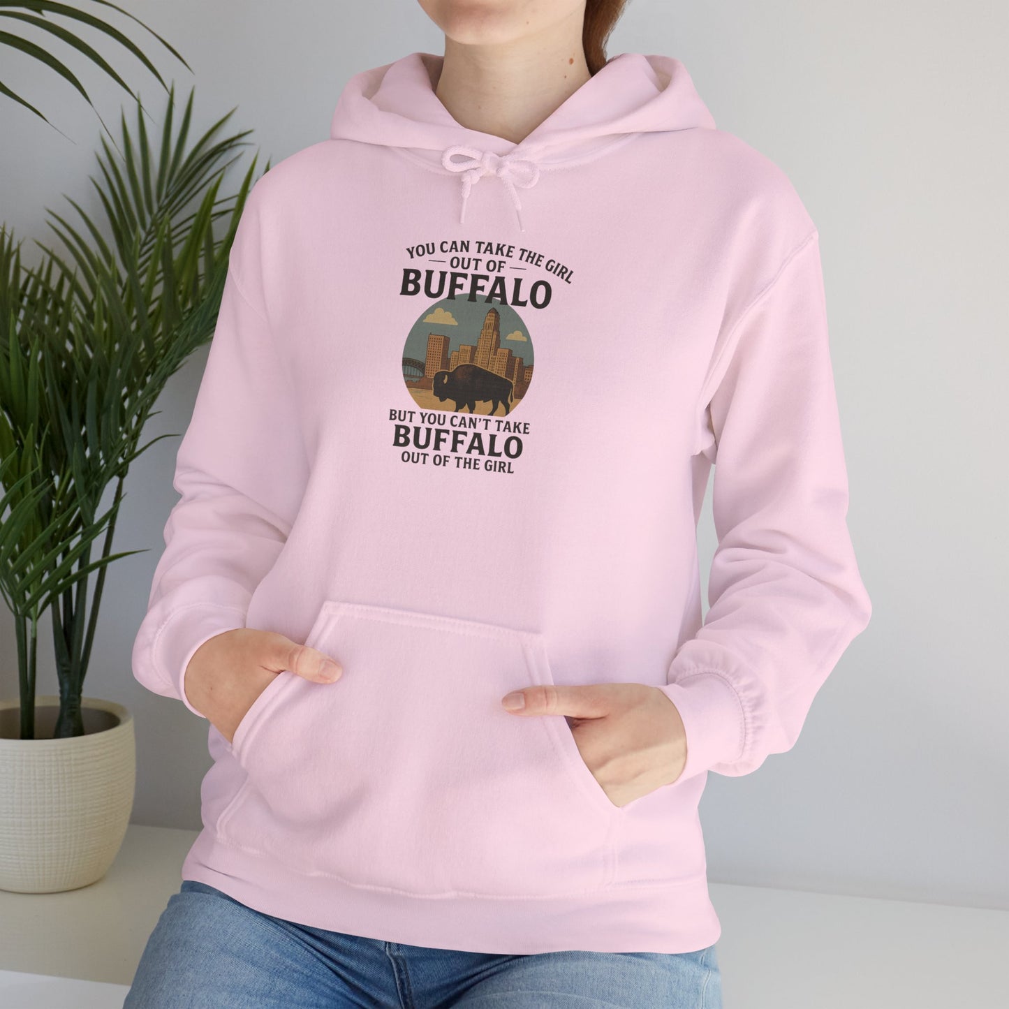 Buffalo Vibes Hooded Sweatshirt - Cozy Unisex Hoodie, Perfect Gift for Nature Lovers, Outdoor Adventures, Casual Wear